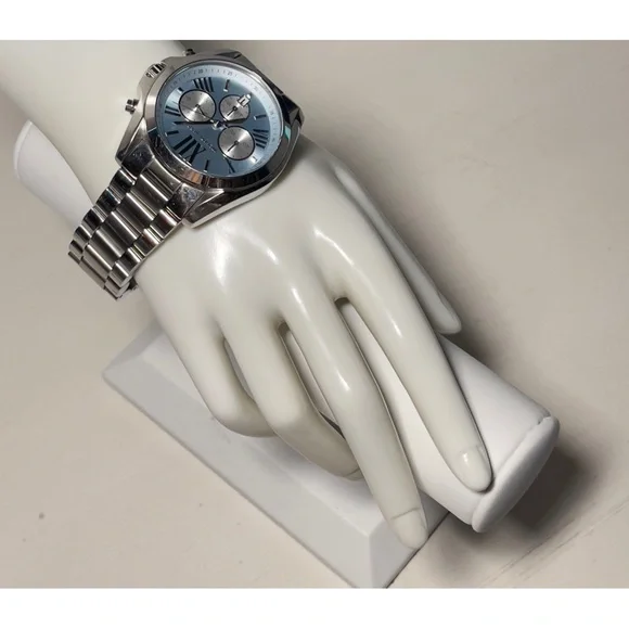 Michael Kors Bradshaw Chronograph Blue Ladies Watch ✨️